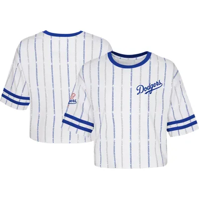 Lids San Diego Padres Girls Youth Ball Striped T-Shirt - White