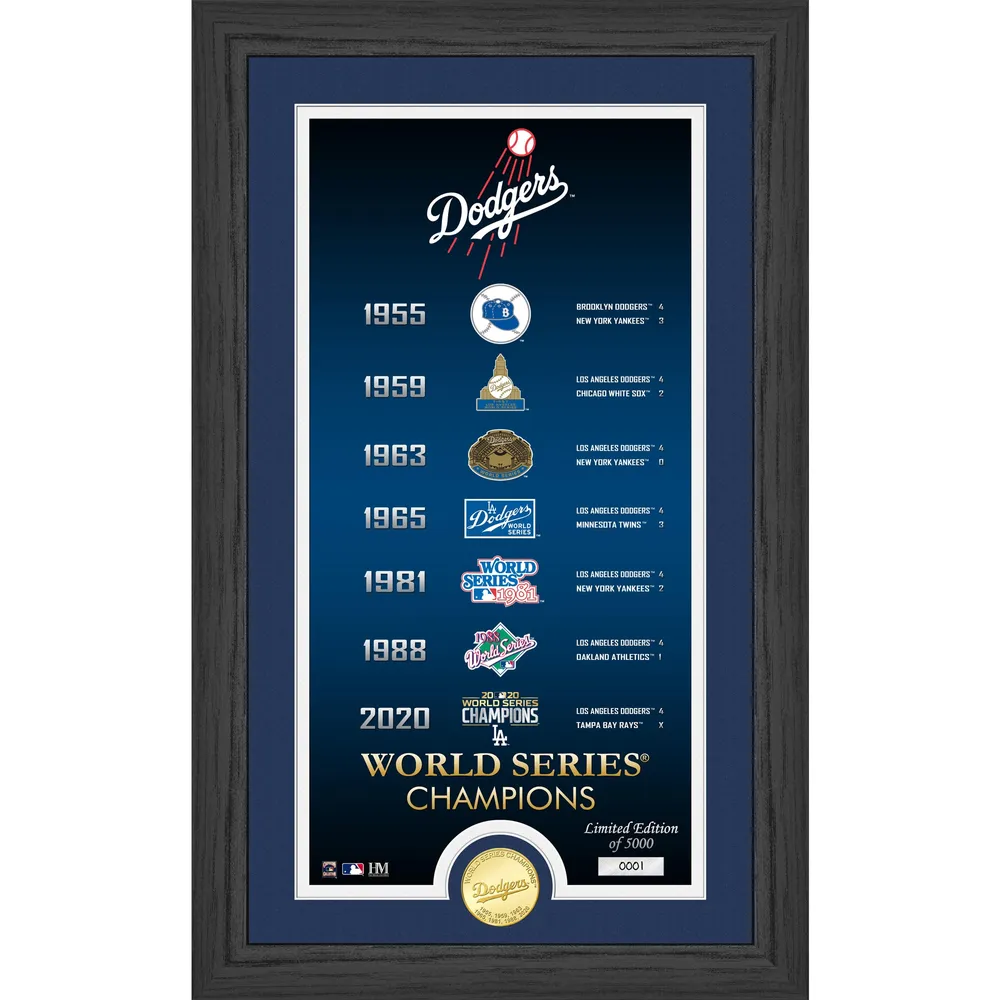 LA Dodgers World Series Championship 2020 T-Shirt FANATICS MEDIUM