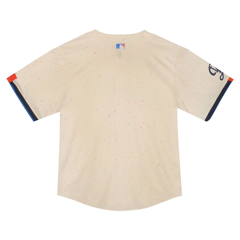 Maillot Nike crème Los Angeles Dodgers 2024 City Connect Limited pour bébé