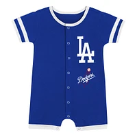 Infant  Blue Los Angeles Dodgers Double Hit Coverall 2-Piece Set