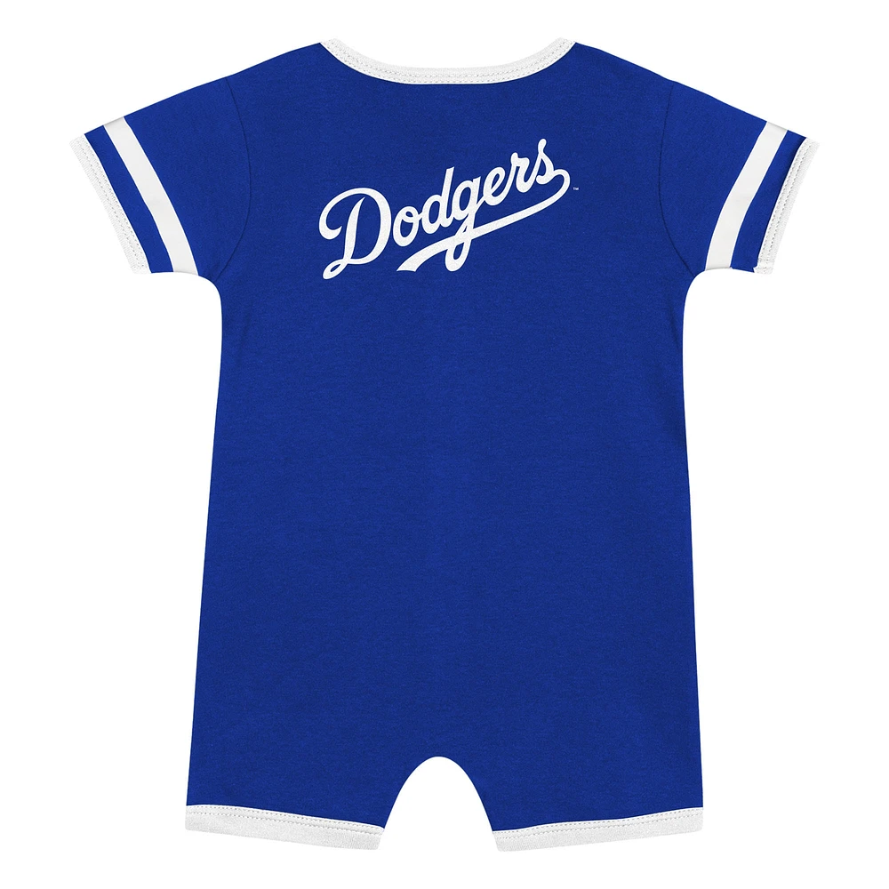 Infant  Blue Los Angeles Dodgers Double Hit Coverall 2-Piece Set