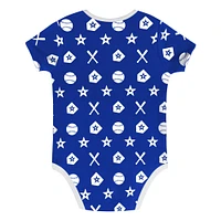 Ensemble de couvre-couches bleu pour bébé Los Angeles Dodgers On Deck 2 pièces