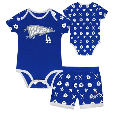 Ensemble de couvre-couches bleu pour bébé Los Angeles Dodgers On Deck 2 pièces