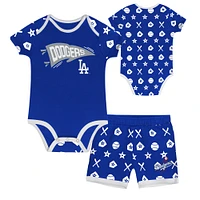Ensemble de couvre-couches bleu pour bébé Los Angeles Dodgers On Deck 2 pièces