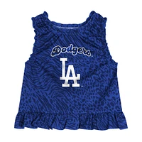 Infant  Blue Los Angeles Dodgers Playground Dress & Bloomers Set