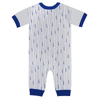 Infant Fanatics White Los Angeles Dodgers Logo Best Series Full-Snap Jumper