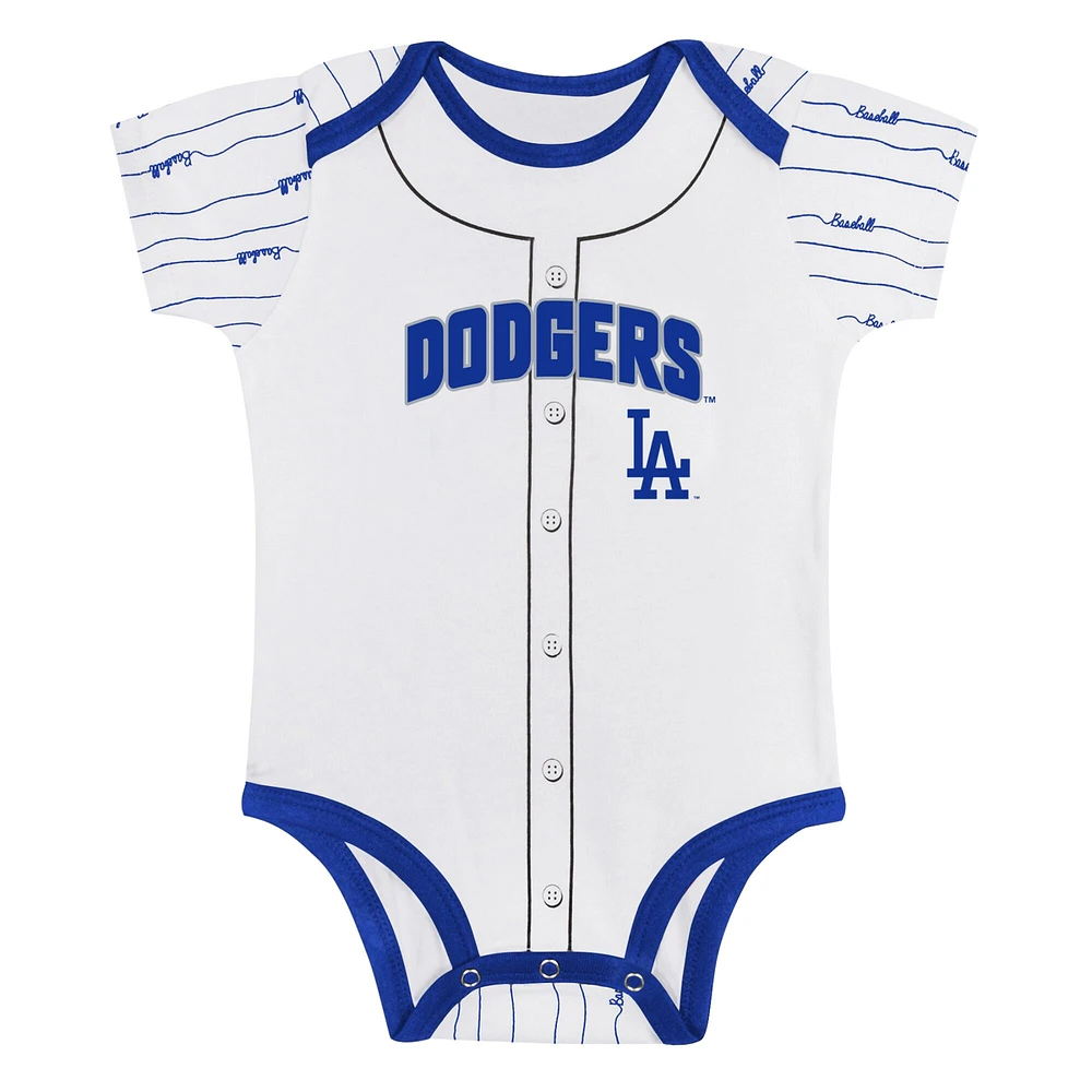 Ensemble de 2 bodys Play Ball des Dodgers Los Angeles pour bébé