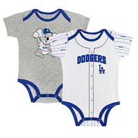 Ensemble de 2 bodys Play Ball des Dodgers Los Angeles pour bébé