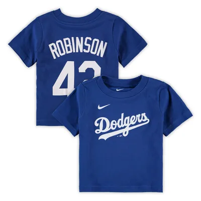Jackie Robinson Los Angeles Dodgers Nike Infant Player Name & Number T-Shirt - Royal