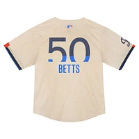 Maillot de joueur Nike Mookie Betts crème Los Angeles Dodgers 2024 City Connect Limited pour bébé