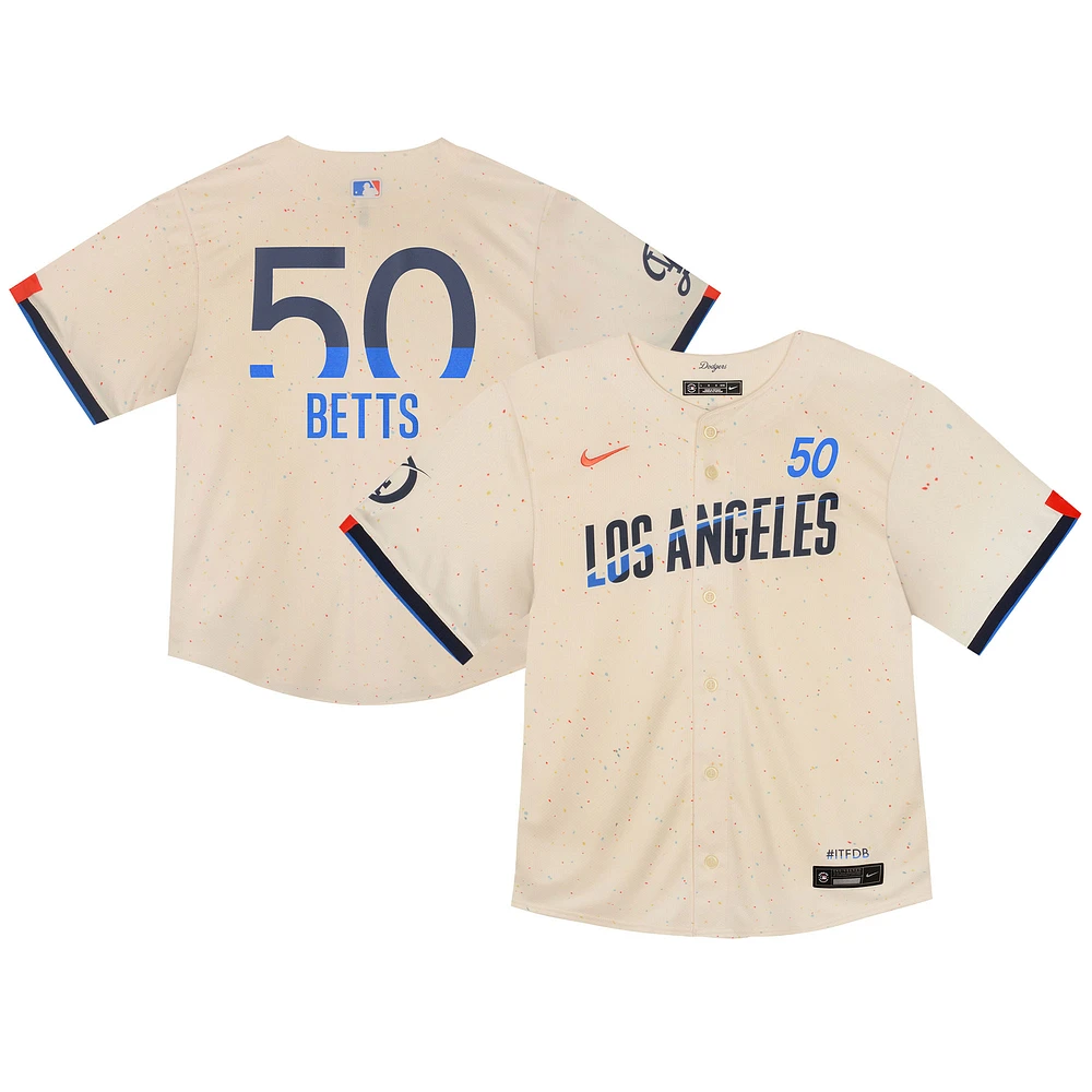 Infant Nike Mookie Betts Cream Los Angeles Dodgers 2024 City Connect Limited Player Jersey