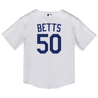 Infant Nike Mookie Betts White Los Angeles Dodgers Home Replica Jersey