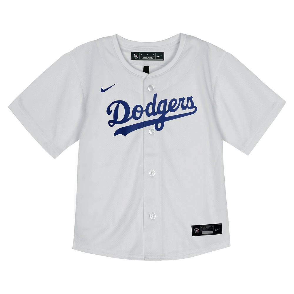 Maillot de match à domicile Nike Shohei Ohtani pour bébé, blanc, Los Angeles Dodgers