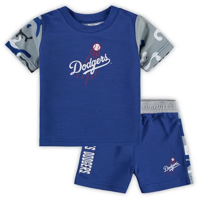 Infant White/Navy New York Yankees Position Player T-Shirt & Shorts Set