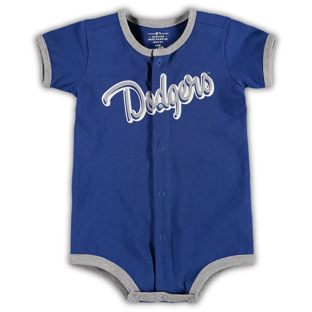 Genuine Merchandise Kansas City Royals Stripe Romper (Baby Boy) at