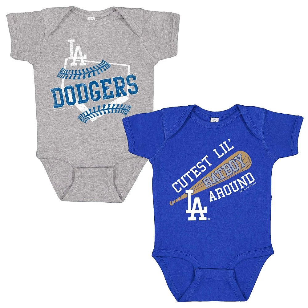 Infant Soft as a Grape Los Angeles Dodgers 2-Pack Bodysuit Set