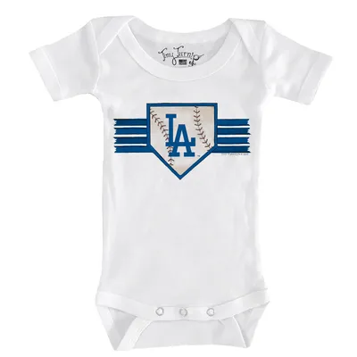 Lids Los Angeles Dodgers Tiny Turnip Infant Baseball Babes Bodysuit - White