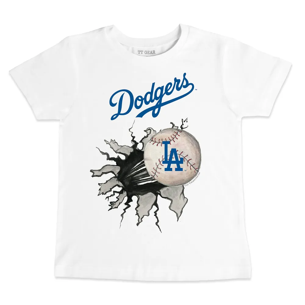 Lids Los Angeles Dodgers Tiny Turnip Infant Baseball Tear T-Shirt - White