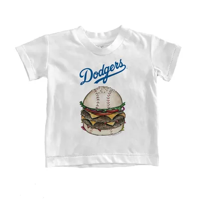 Women's Tiny Turnip White Los Angeles Dodgers Bronto T-Shirt Size: Small