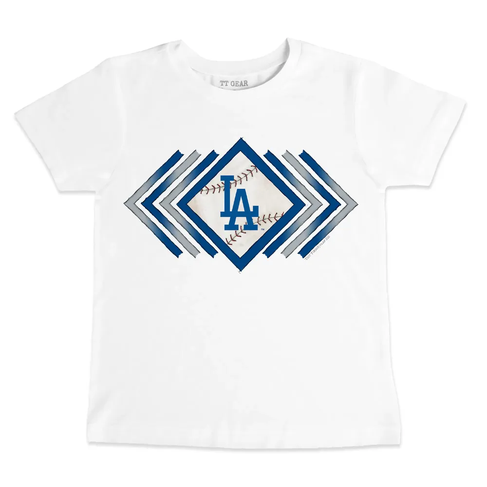 Lids Los Angeles Dodgers Tiny Turnip Infant Prism Arrows T-Shirt - White