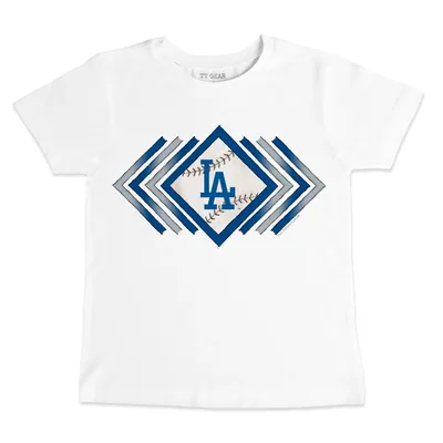 Lids Los Angeles Dodgers Tiny Turnip Infant Babes Raglan 3/4 Sleeve T-Shirt  - White/Royal