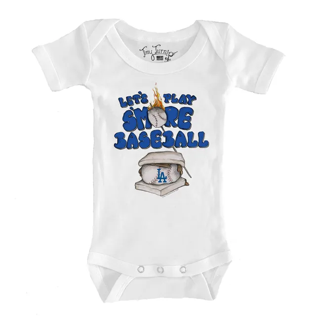 Lids Los Angeles Dodgers Infant Two-Pack Little Slugger Bodysuit Set -  White/Heather Gray