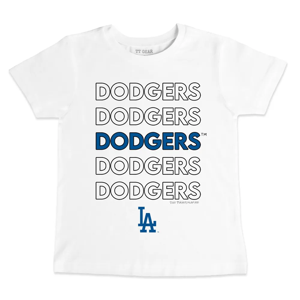 Lids Los Angeles Dodgers Tiny Turnip Infant Stacked T-Shirt