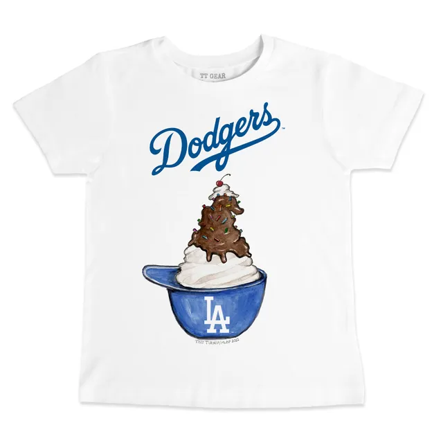 Los Angeles Dodgers Tiny Turnip Toddler Stitched Baseball 3/4