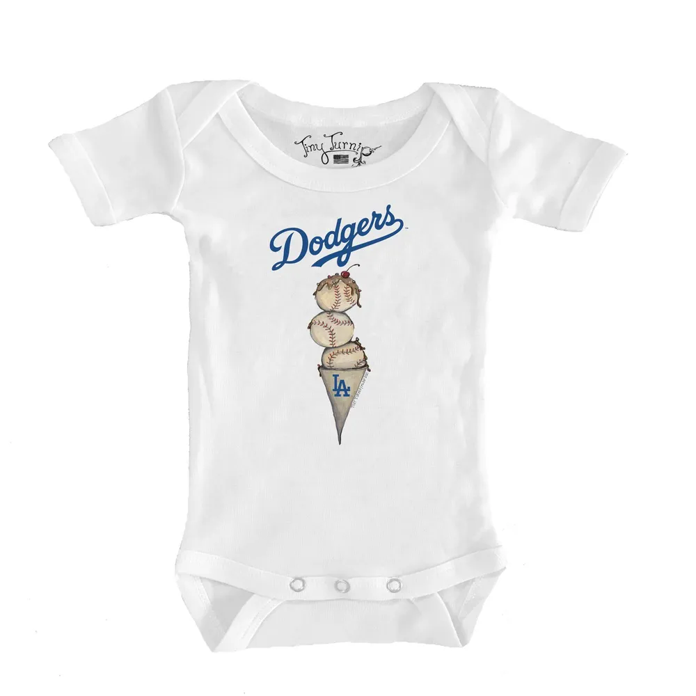 Lids Los Angeles Dodgers Tiny Turnip Infant Shark Bodysuit