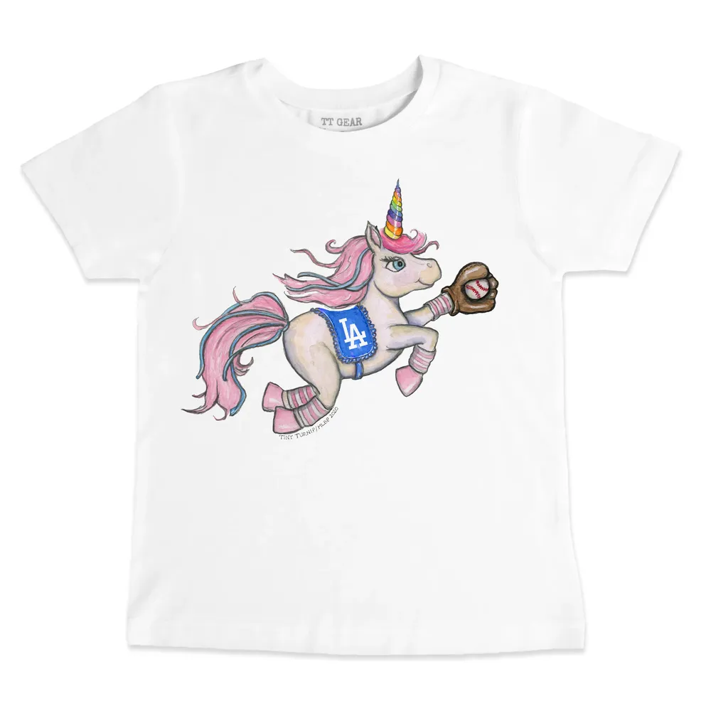 Lids Los Angeles Dodgers Tiny Turnip Infant Unicorn T-Shirt