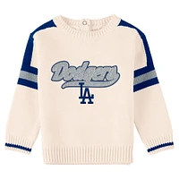 Infant WEAR by Erin Andrews  Cream Los Angeles Dodgers Sweater