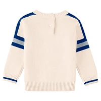 Infant WEAR by Erin Andrews  Cream Los Angeles Dodgers Sweater