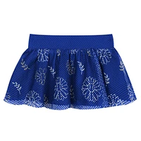 Infant  White Los Angeles Dodgers Sweet Catcher 3-Piece Headband Skirt Set