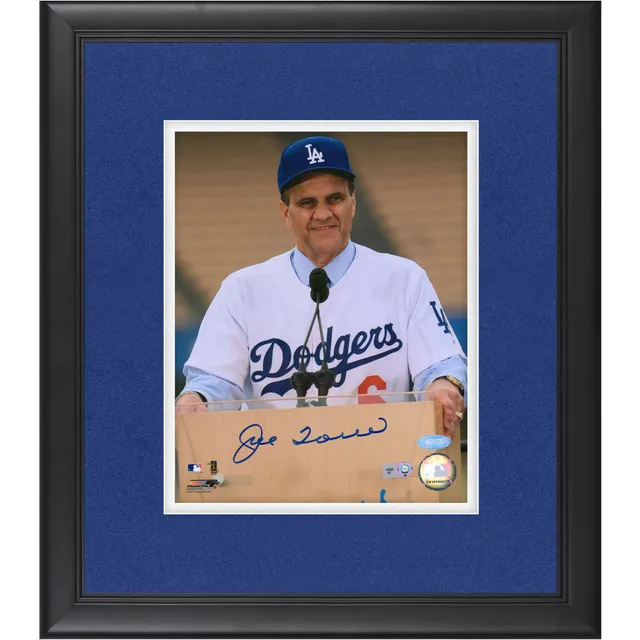 Framed Mike Piazza Los Angeles Dodgers Autographed 8 x 10 Catching  Photograph