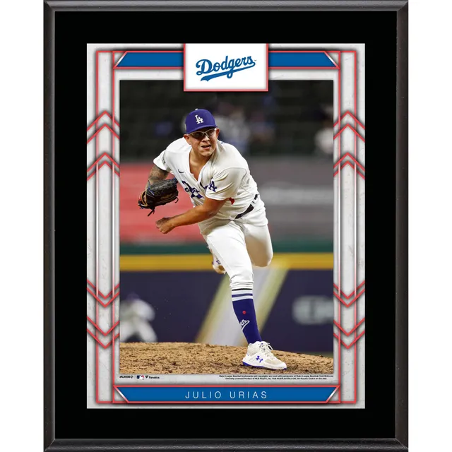 Lids Julio Urias Los Angeles Dodgers Fanatics Authentic 10.5'' x 13''  Sublimated Player Name Plaque