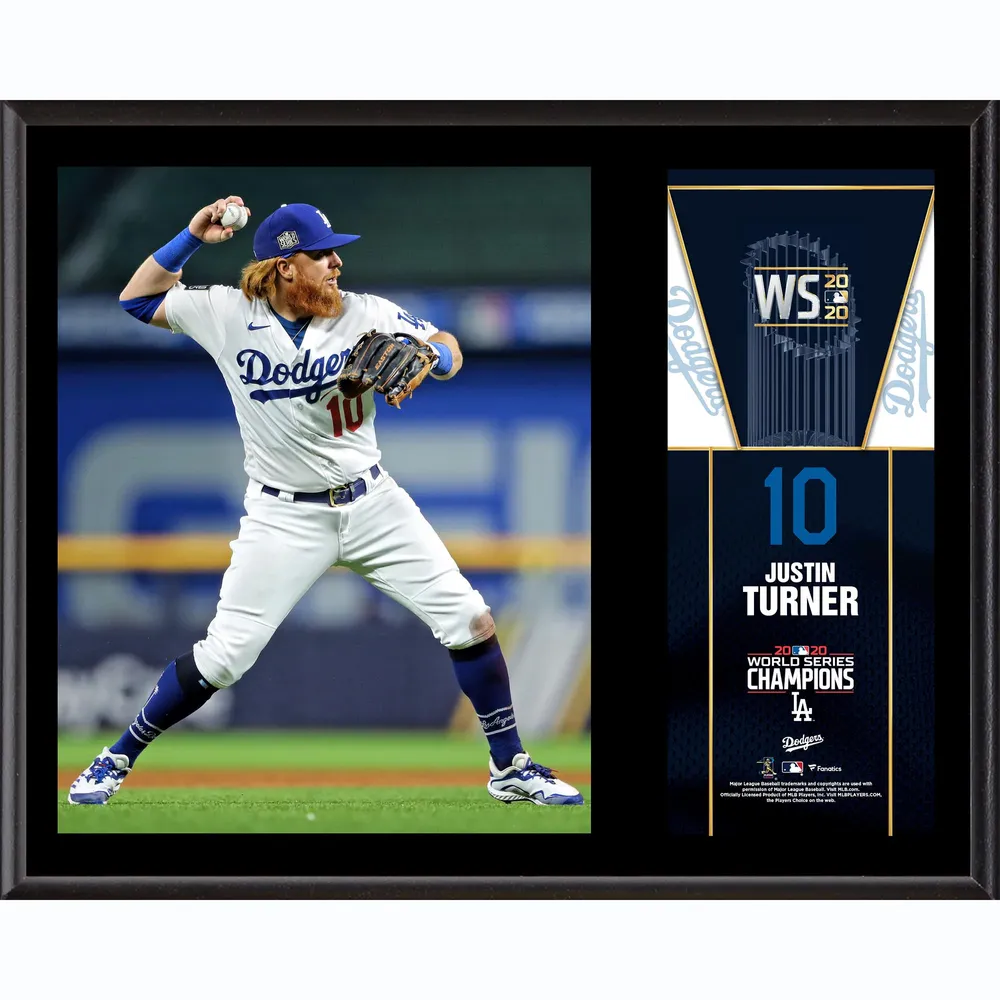 Lids Justin Turner Los Angeles Dodgers Fanatics Authentic 12 x 15 2020  MLB World Series Champions Sublimated Plaque