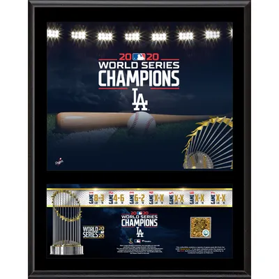 Autographed Los Angeles Dodgers Fanatics Authentic 2020 MLB World