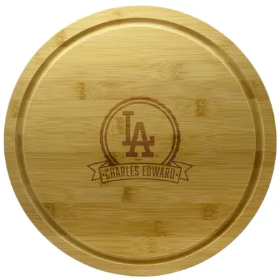 Los Angeles Dodgers 13'' Personalized Rotating Bamboo Server