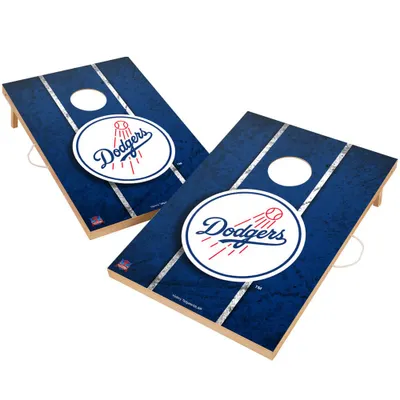 Los Angeles Dodgers 2' x 3' Solid Wood Cornhole Vintage Game Set