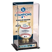 Los Angeles Dodgers 2017 MLB National League Champions Sublimated Display Case with Image
