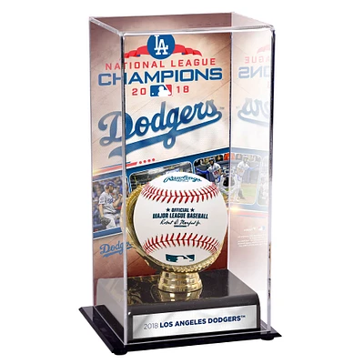 Los Angeles Dodgers 2018 National League Champions Sublimated Display Case with Image