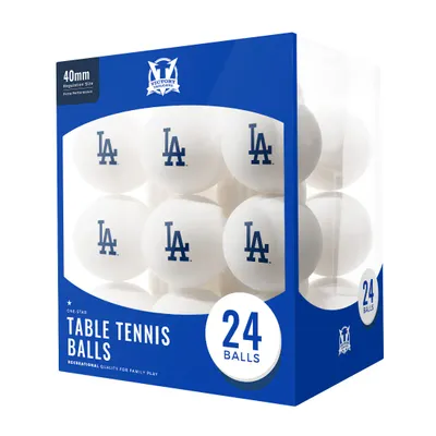 Los Angeles Dodgers 24-Count Logo Table Tennis Balls