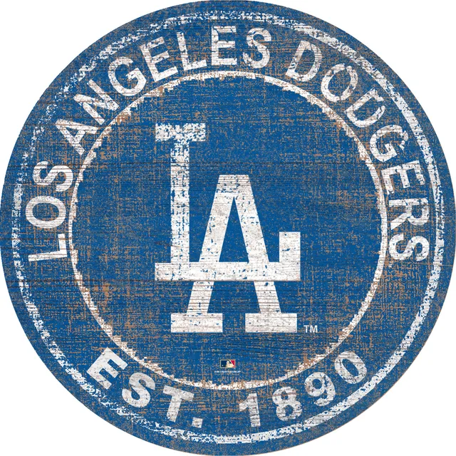 Lids Los Angeles Dodgers 24'' Round Heritage Logo Sign