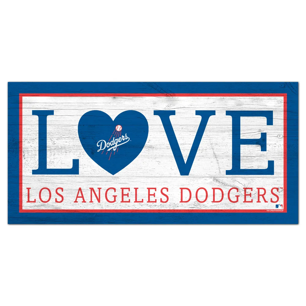 Los Angeles Dodgers 12'' Sugar Skull Sign
