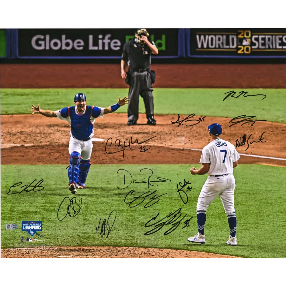 Clayton Kershaw Signed Dodgers 2020 World Series Champions Full