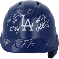 Los Angeles Dodgers Autographed 2024 World Series Champions Rawlings Replica Batting Helmet with 8 Signatures - Limited Edition #17/25