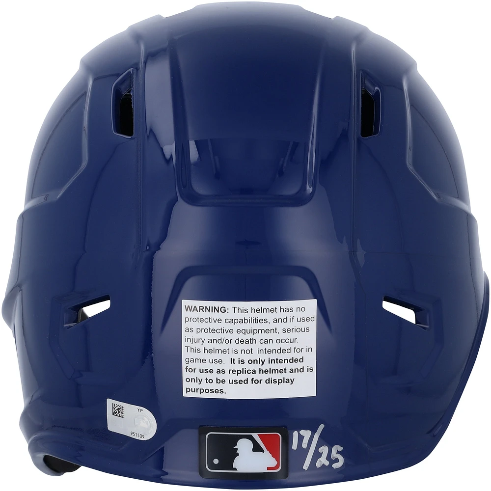 Los Angeles Dodgers Autographed 2024 World Series Champions Rawlings Replica Batting Helmet with 8 Signatures - Limited Edition #17/25