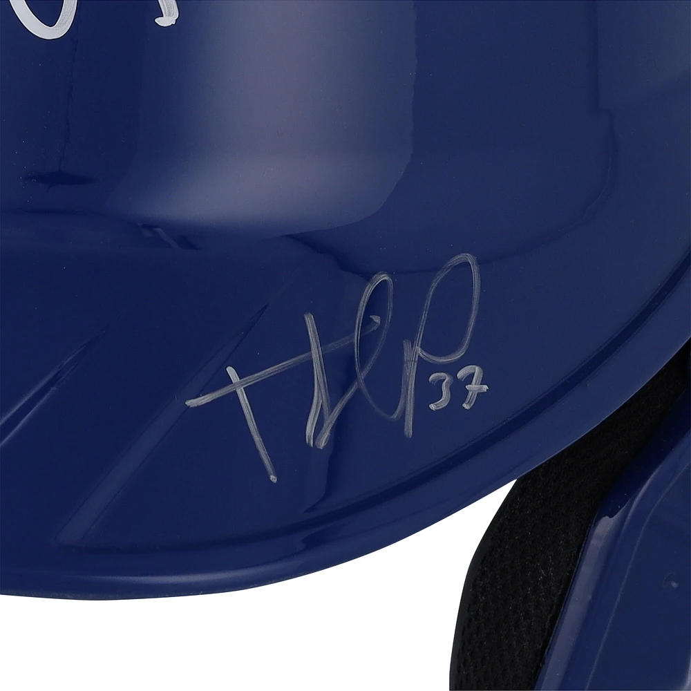 Los Angeles Dodgers Autographed 2024 World Series Champions Rawlings Replica Batting Helmet with 8 Signatures - Limited Edition #17/25