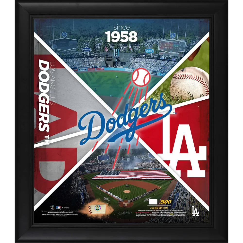 Freddie Freeman Los Angeles Dodgers Fanatics Authentic Framed 15