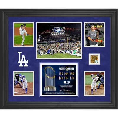 2020 World Series Los Angeles Dodgers Champions Framed Jersey 